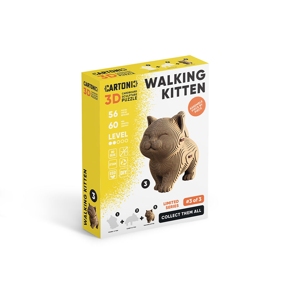 Thumbnail: Walking Kitten Cartonic 3D Puzzle