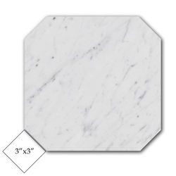 Size carrara-12inch-octagon