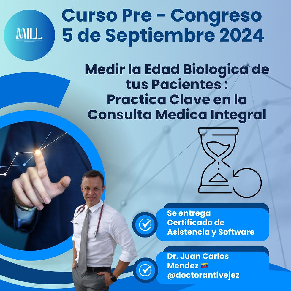 Curso Pre-Congreso Medir la Edad Biológica (Extranjeros)