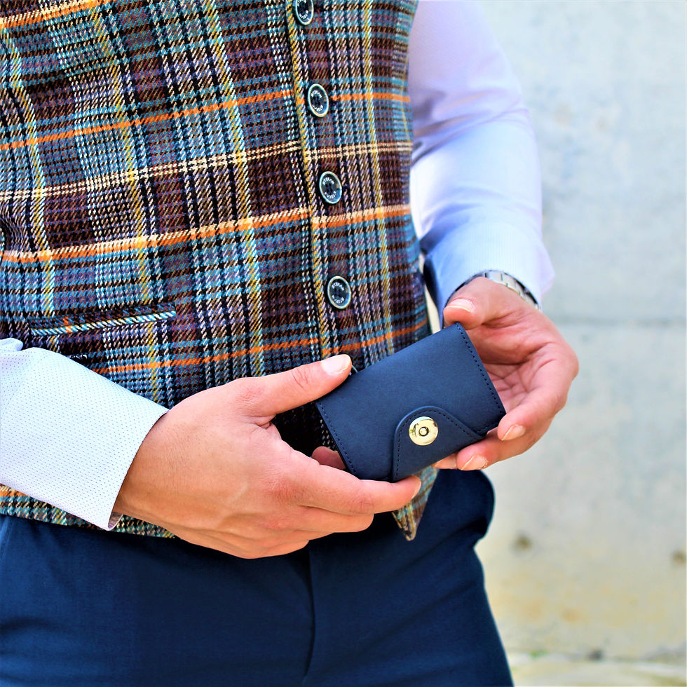 Thumbnail: Navy Blue Cardholder/Wallet