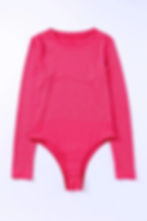 Thumbnail: Women’s Hot Pink Rhinestone Bodysuit