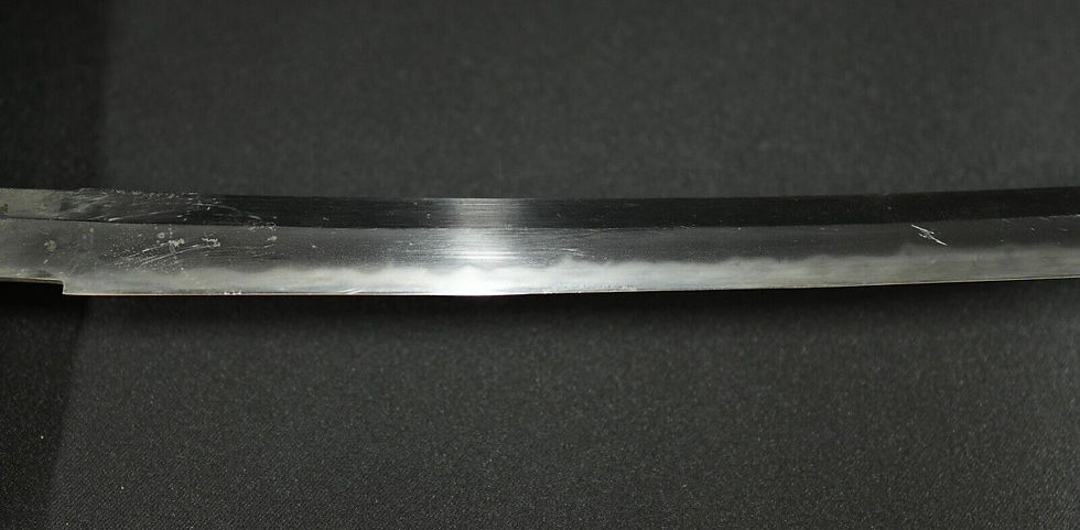Miniature : 濃州関住 23代 藤原 兼房 作 Noshu Seki ju 23e génération Fujiwara Kanefusa Katana [山梨県第23853]
