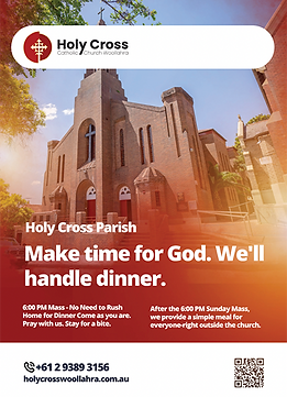 mass and dinner