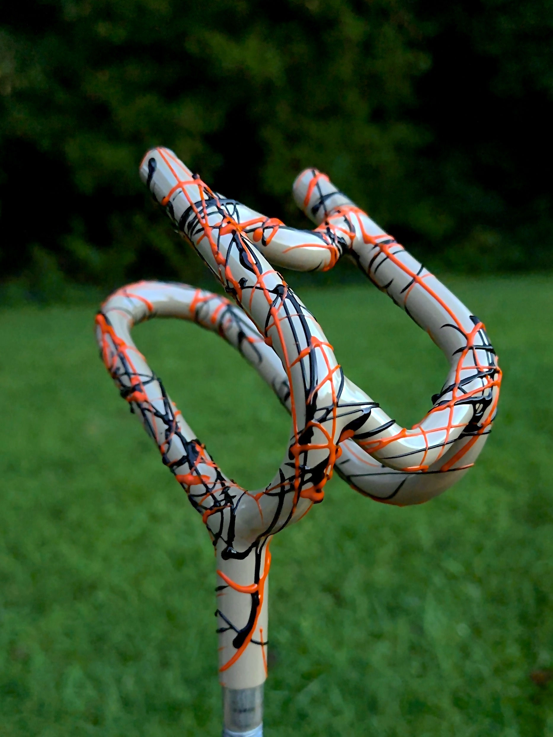 All Desert Tan with Black and Orange