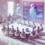 DALL·E 2025-03-19 18.37.23 - A group of abstract characters in a conference discussing a t