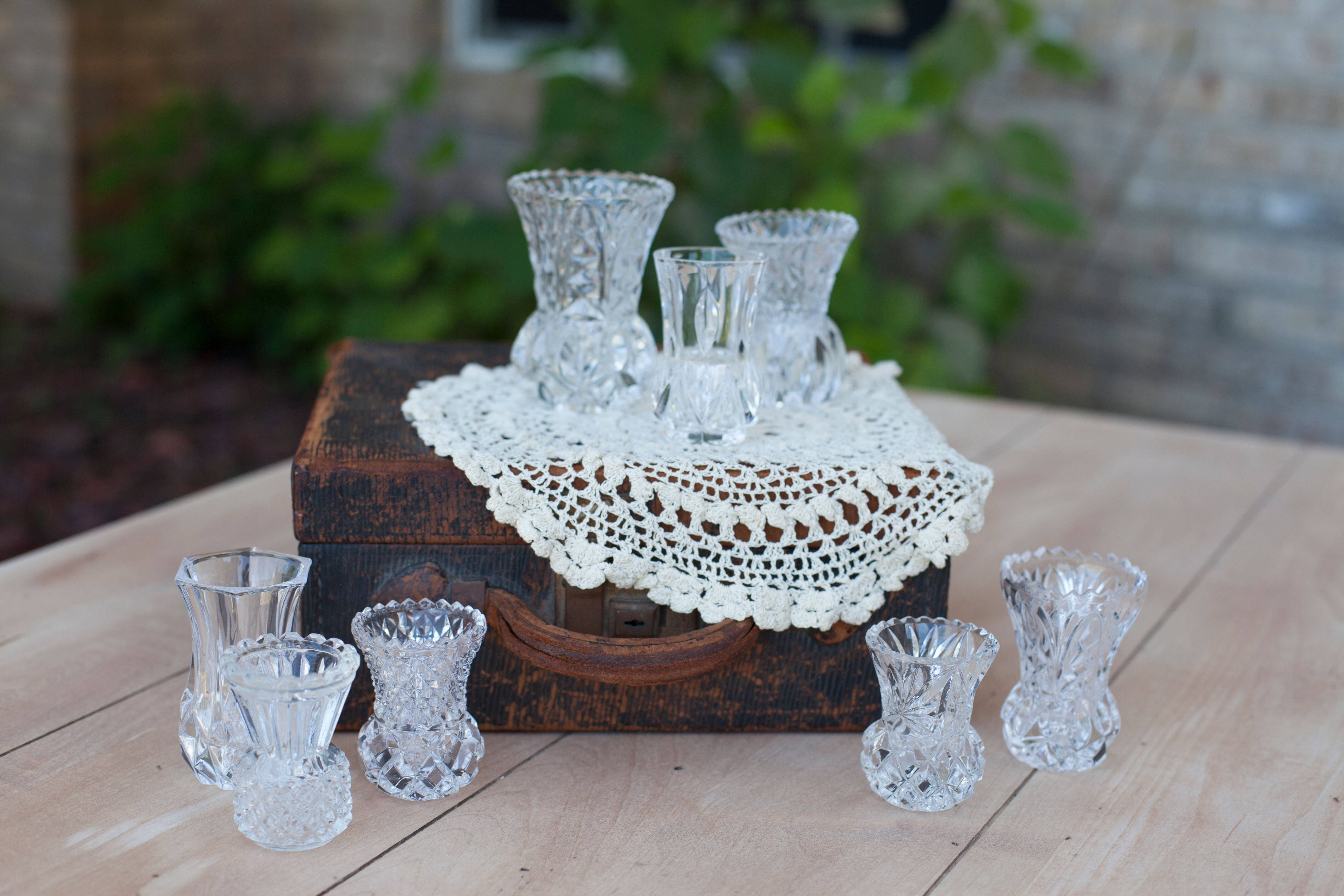 Crystal Bud-Vases Mini