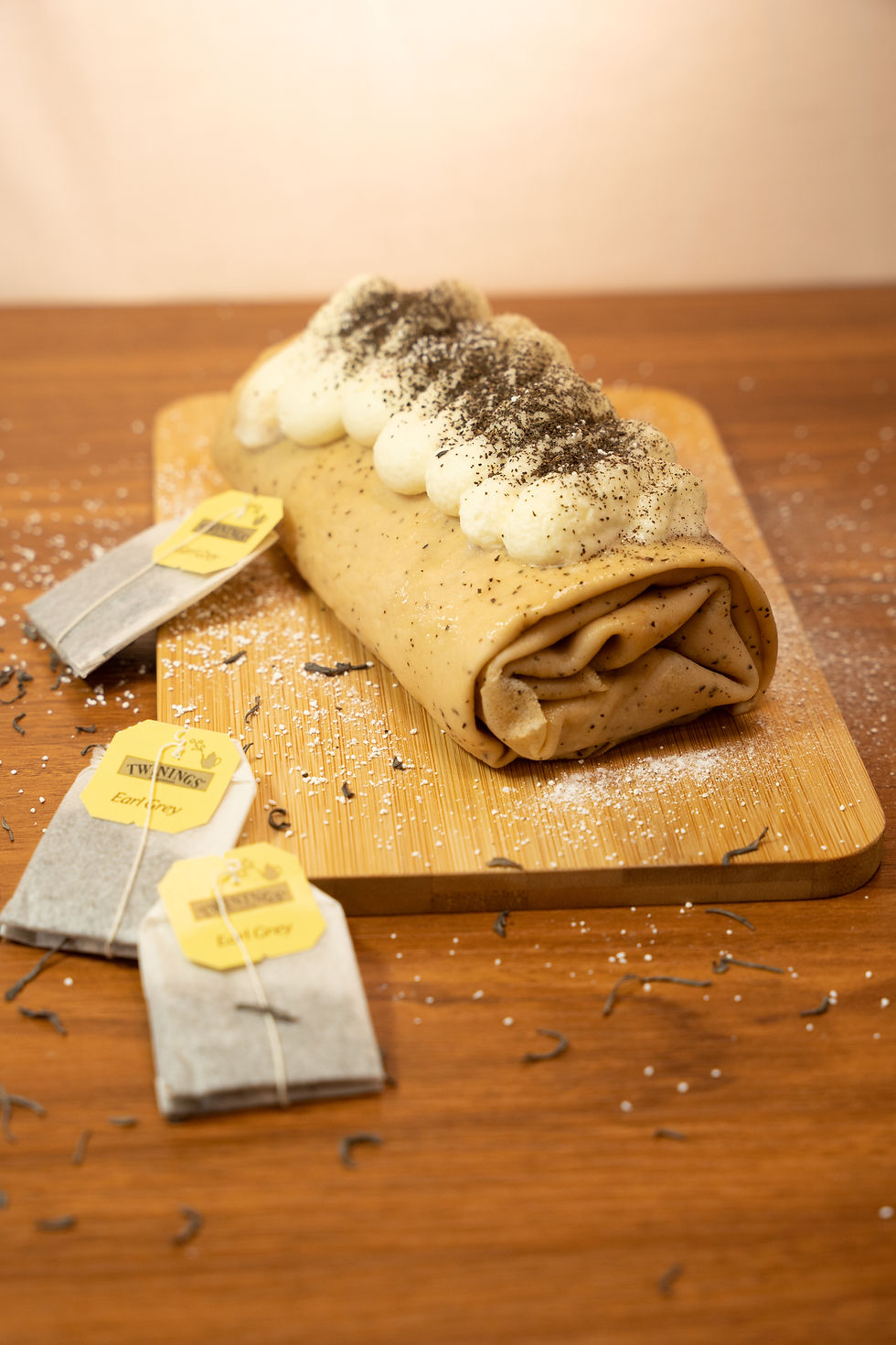 Thumbnail: Earl Grey & Caramel Panna Cotta Mochi Towel Roll • 伯爵茶焦糖奶凍麻糬毛巾卷