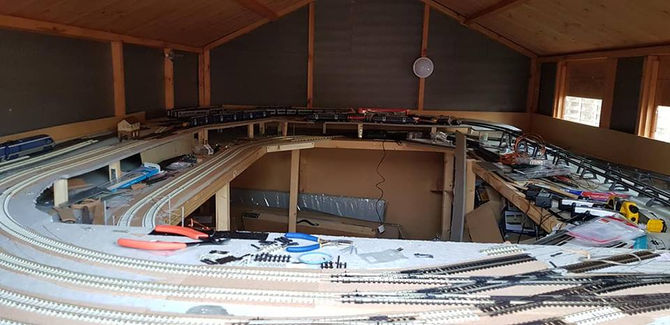 MAIN SHED TRACKWORK COMPLETED!!!