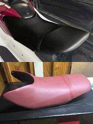 Before and After Boat Seat