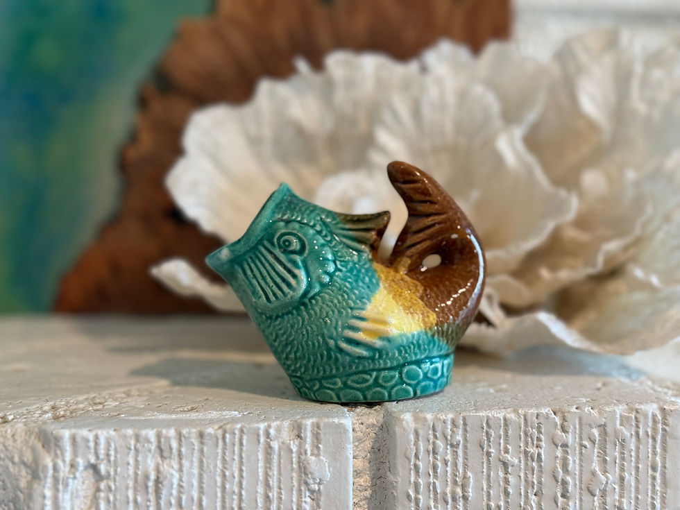 Thumbnail: Petite Ceramic Fish ‘Gluggle’ Jug