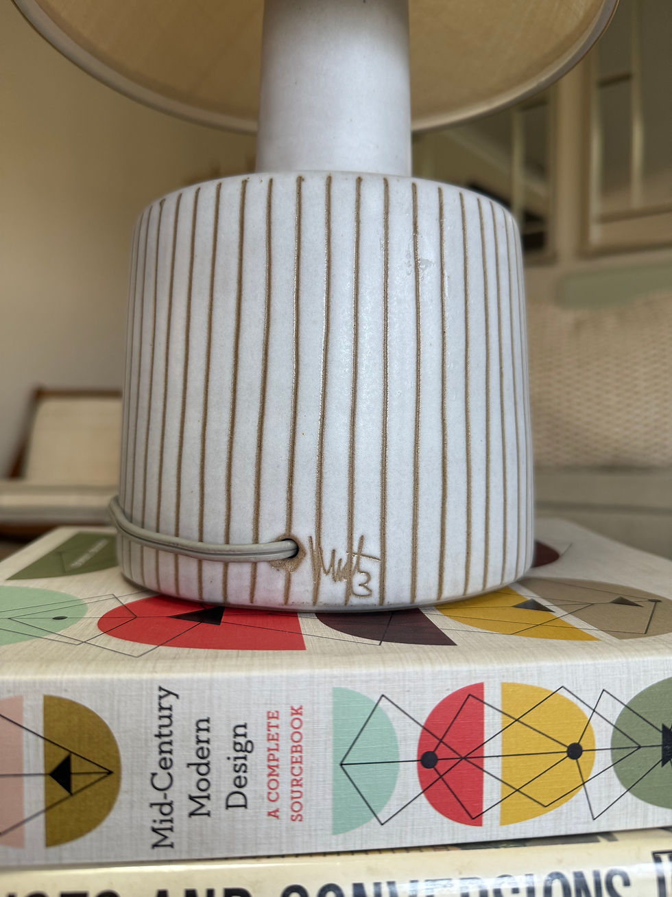 Thumbnail: Signed Jane & Gordon Martz / Marshall Studios Lamp