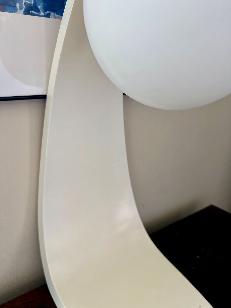 Thumbnail: MODELINE Jack Haywood Mid-Century Modern Serpentine Table Lamp
