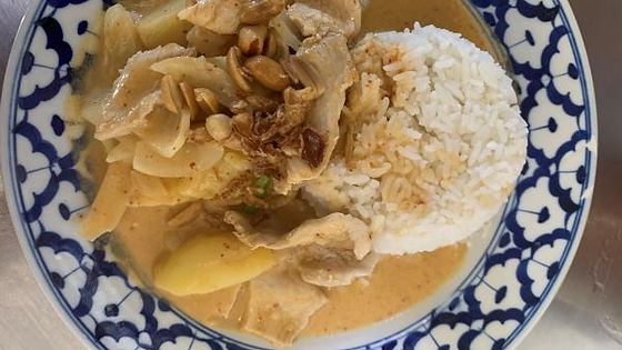 MASSAMAN CURRY AND RICE