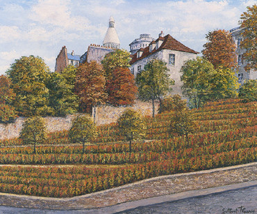 Gilbert Fleury - Les vignes de Montmartre
