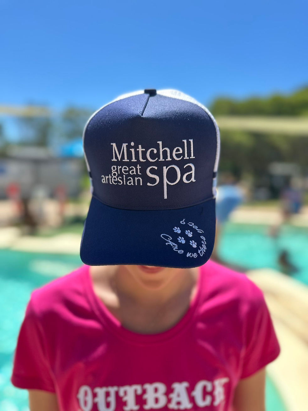 Thumbnail: Men's Navy/White Trucker Cap