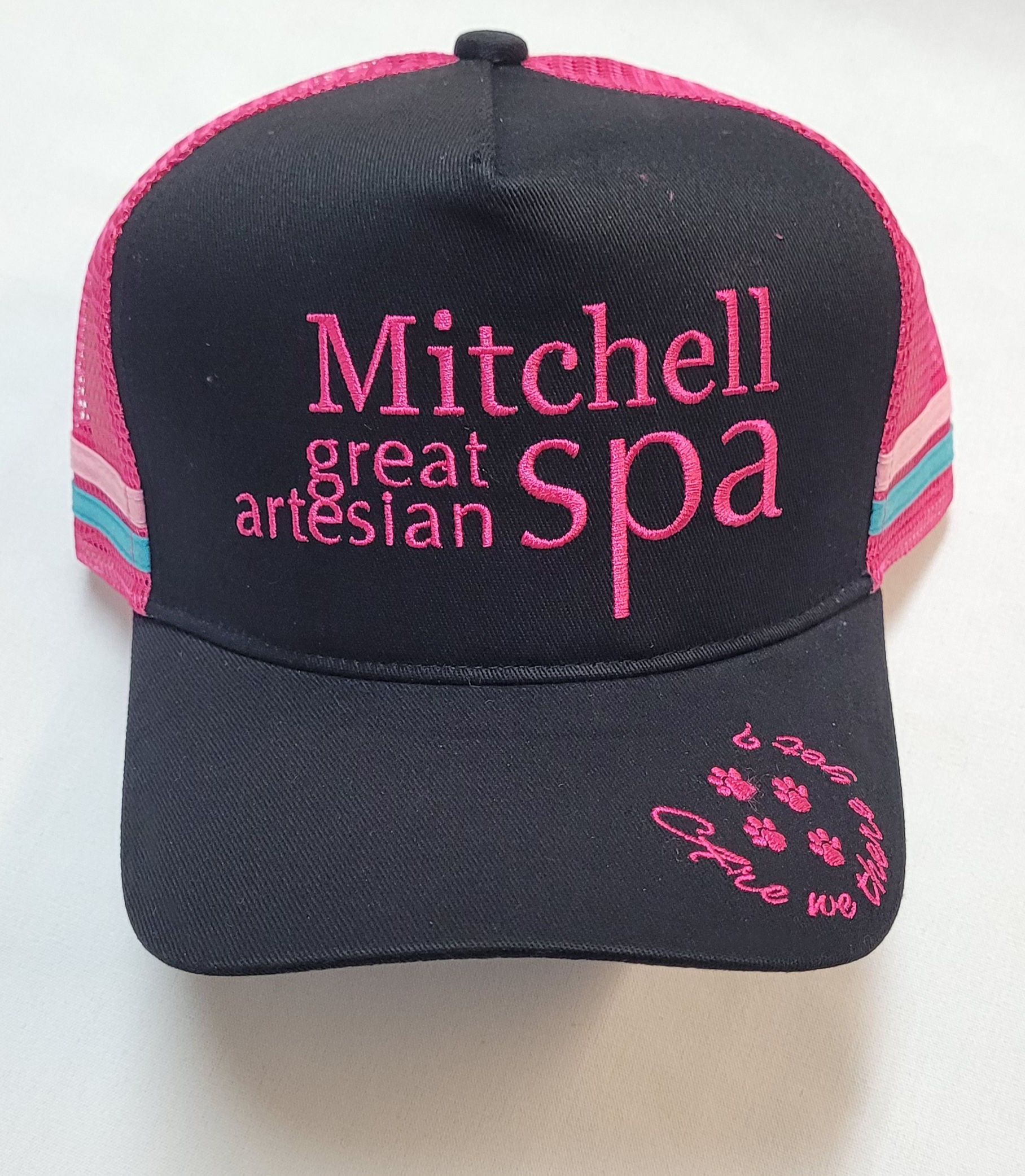 Women's Black/Hot Pink Trucker Cap