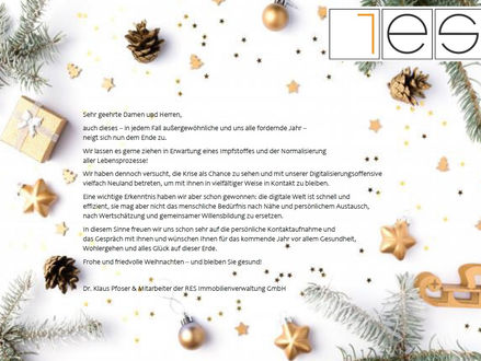 Frohe Weihnachten 2020