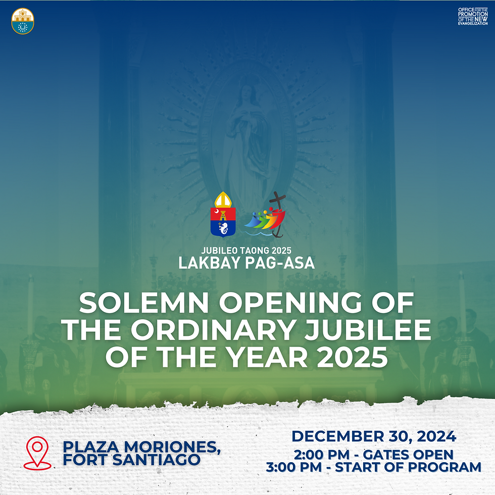 RCAM LAKBAY PAG-ASA: Solemn Opening