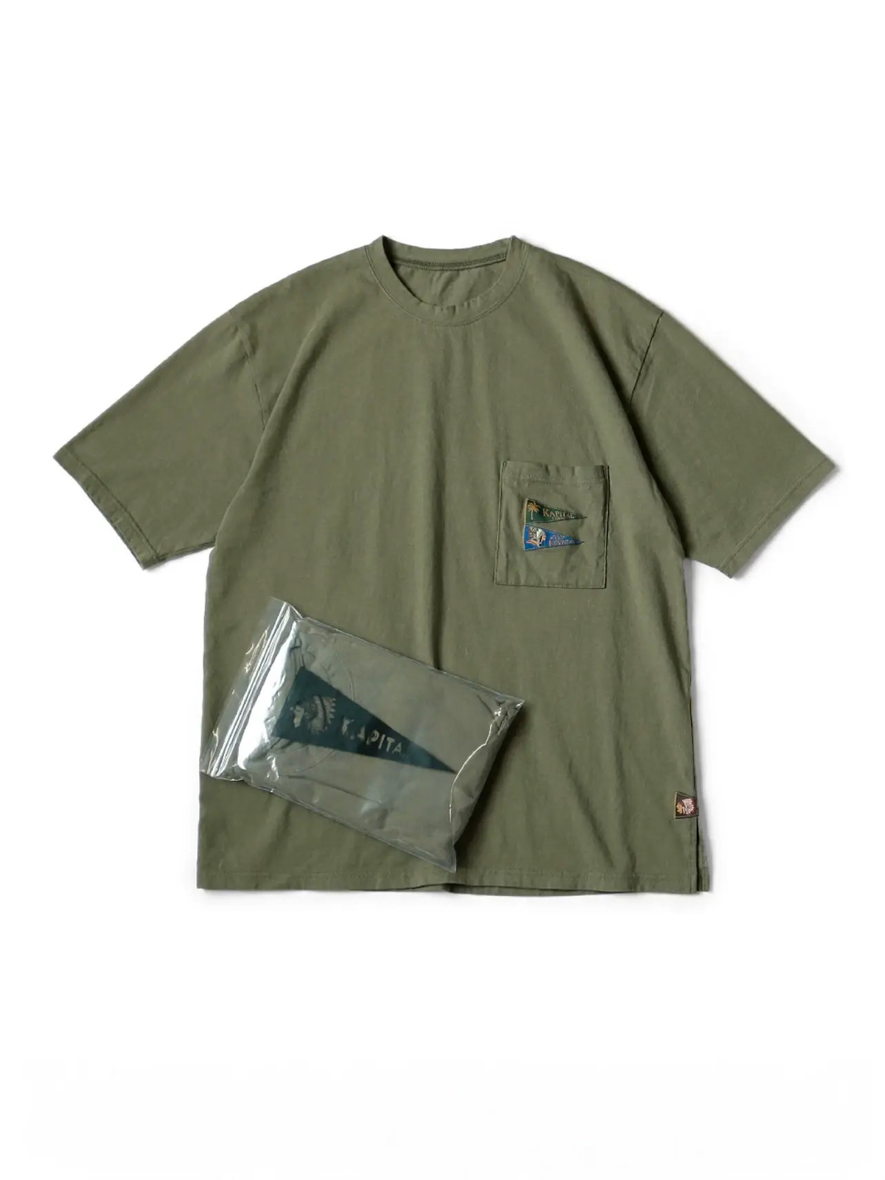Kapital 26ss Flag T-shirt