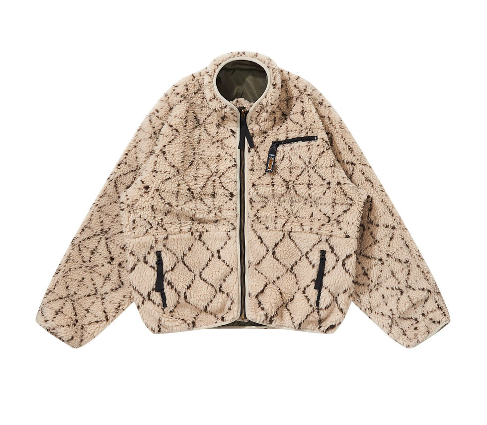 섬네일: Kapital 23AW Reversible Fleece Jacket