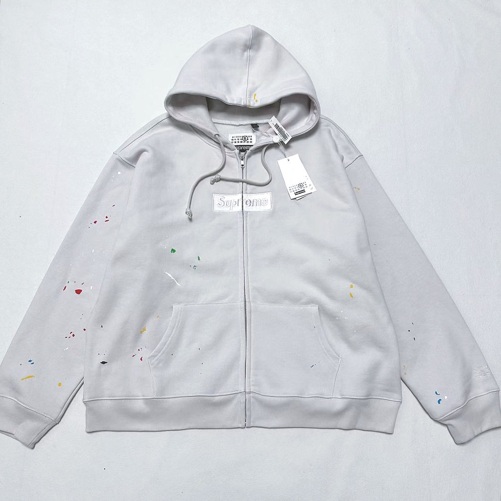 섬네일: Supreme X MM6 Box Logo Hoodie Zip