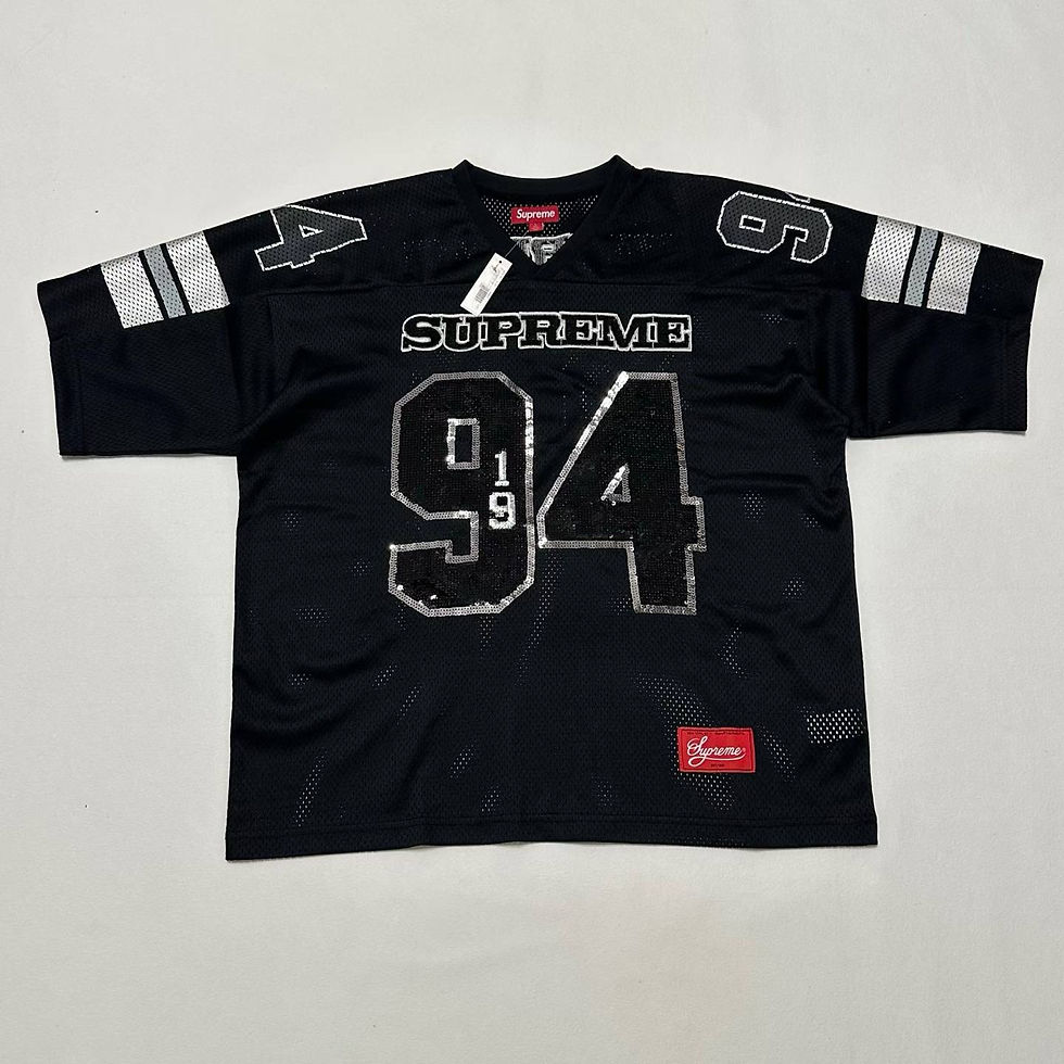 섬네일: Supreme 25FW SEQUIN Football Jersey