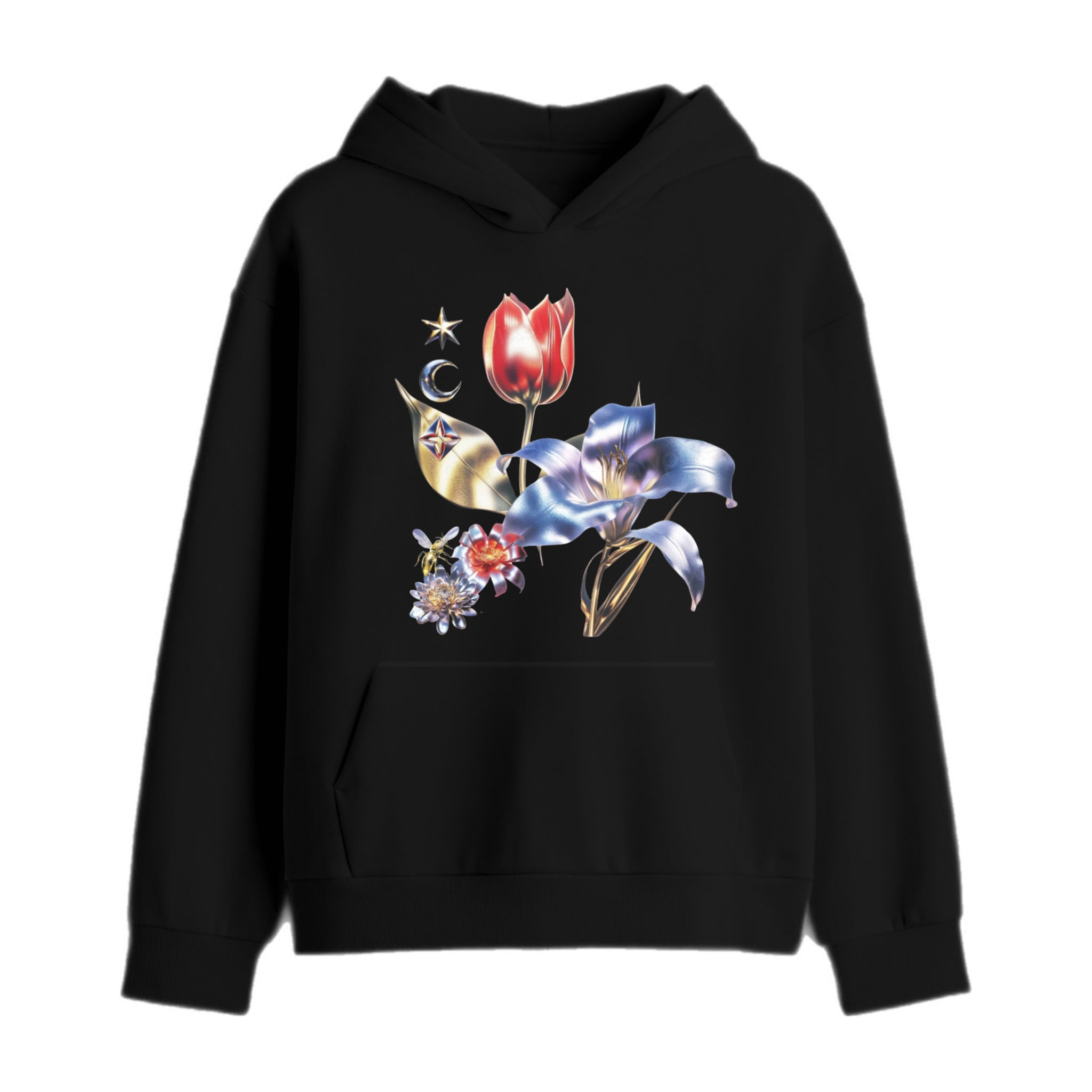 Moonlit Flora in black