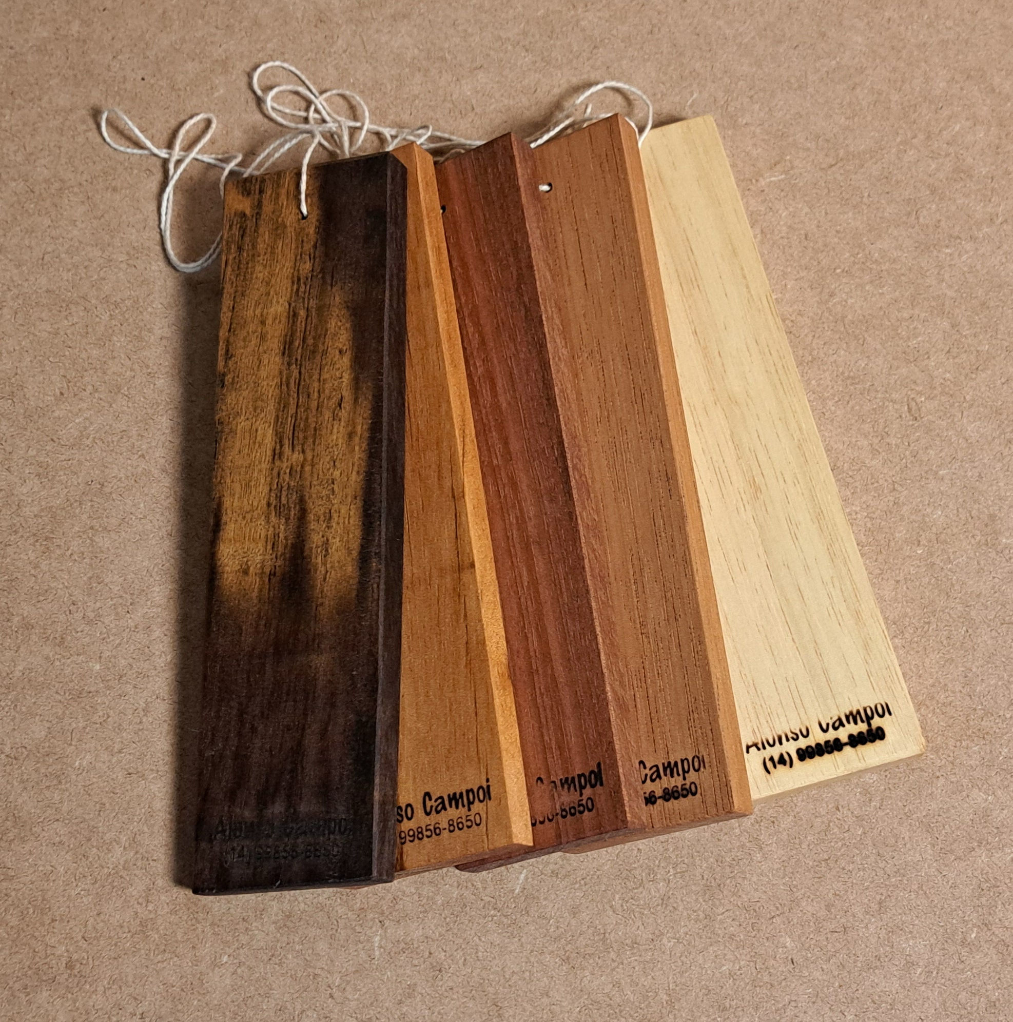 Madeiras de Diferentes Tipos