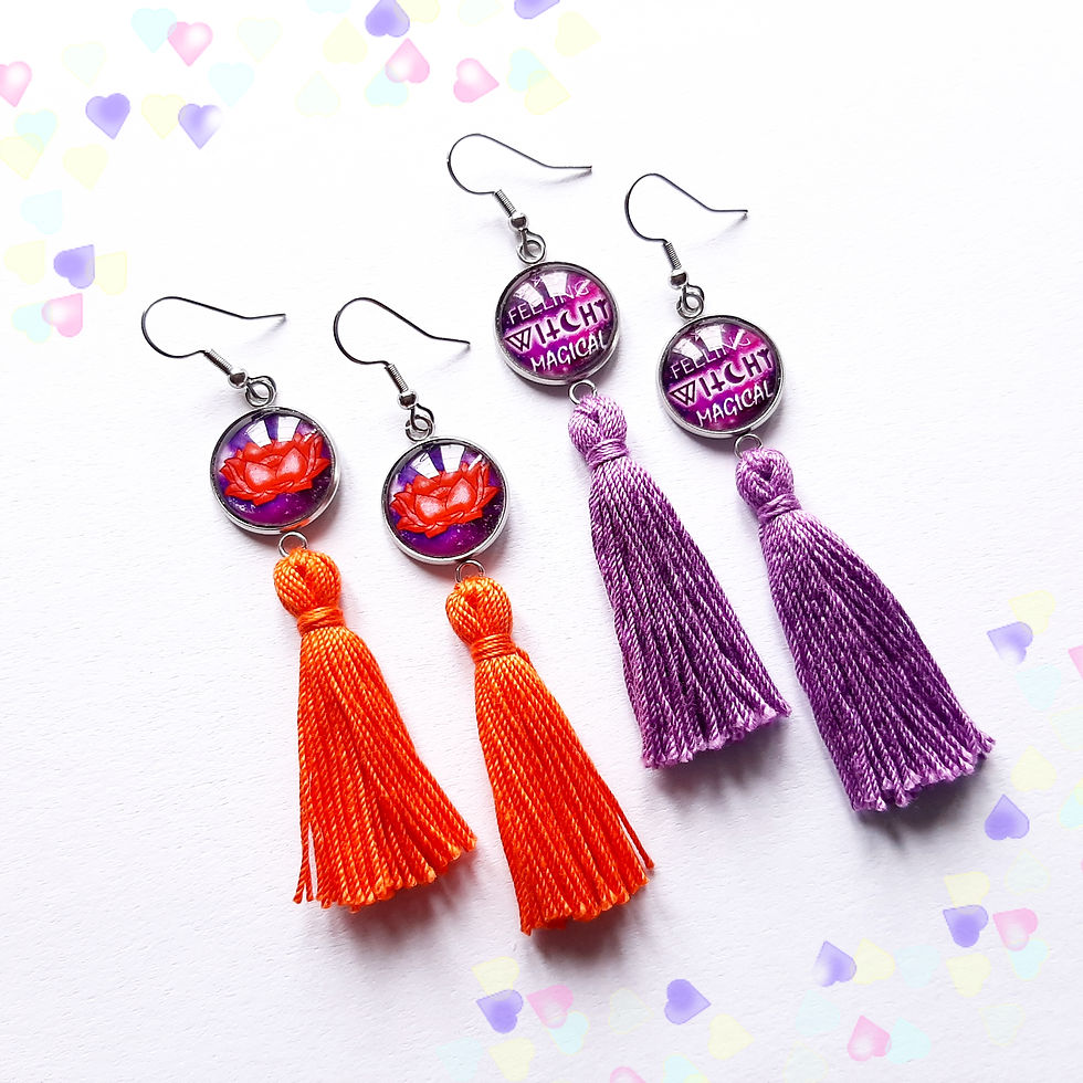 Cercei chic cu ciucuri