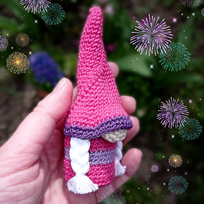 Jucarie crosetata gnom - TatianaFaurHandmade