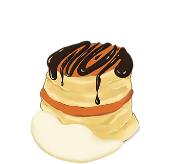 Fluffy pancakes chocolat
