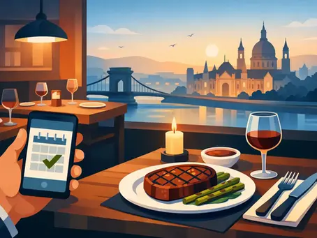 Asztalfoglalás steak étterem Budapest belvárosában