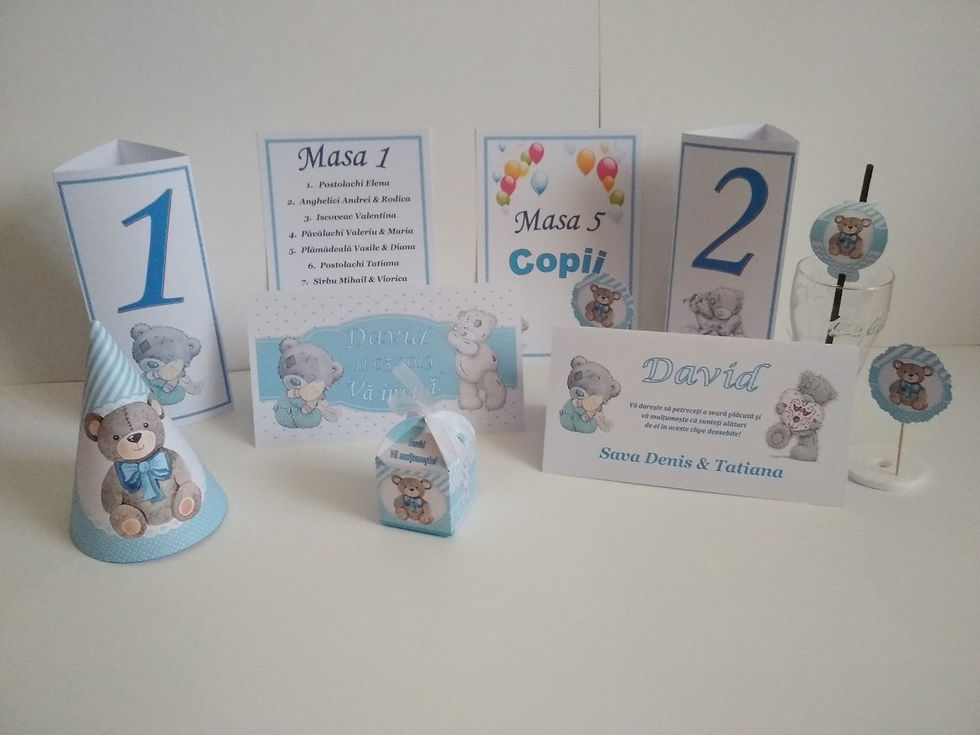 Miniatură: Invitații ursuleț Teddy 