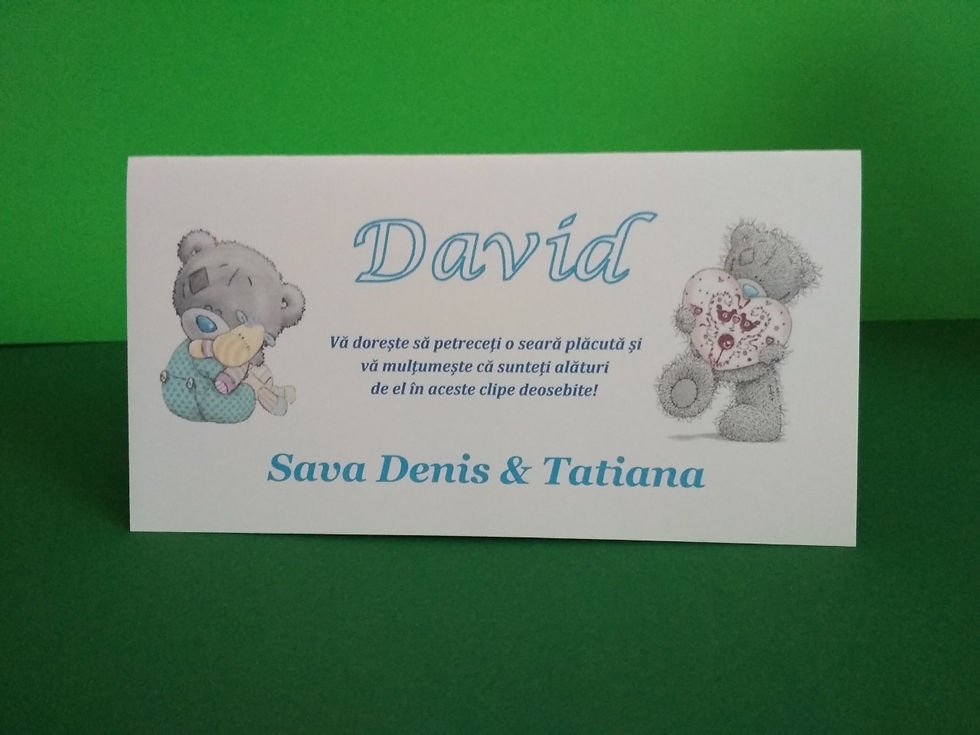 Miniatură: Plic card ursuleț Teddy 