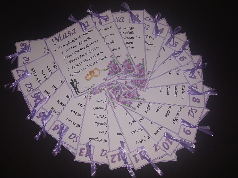 Miniatură: Liste și numere (fl. Violete) 