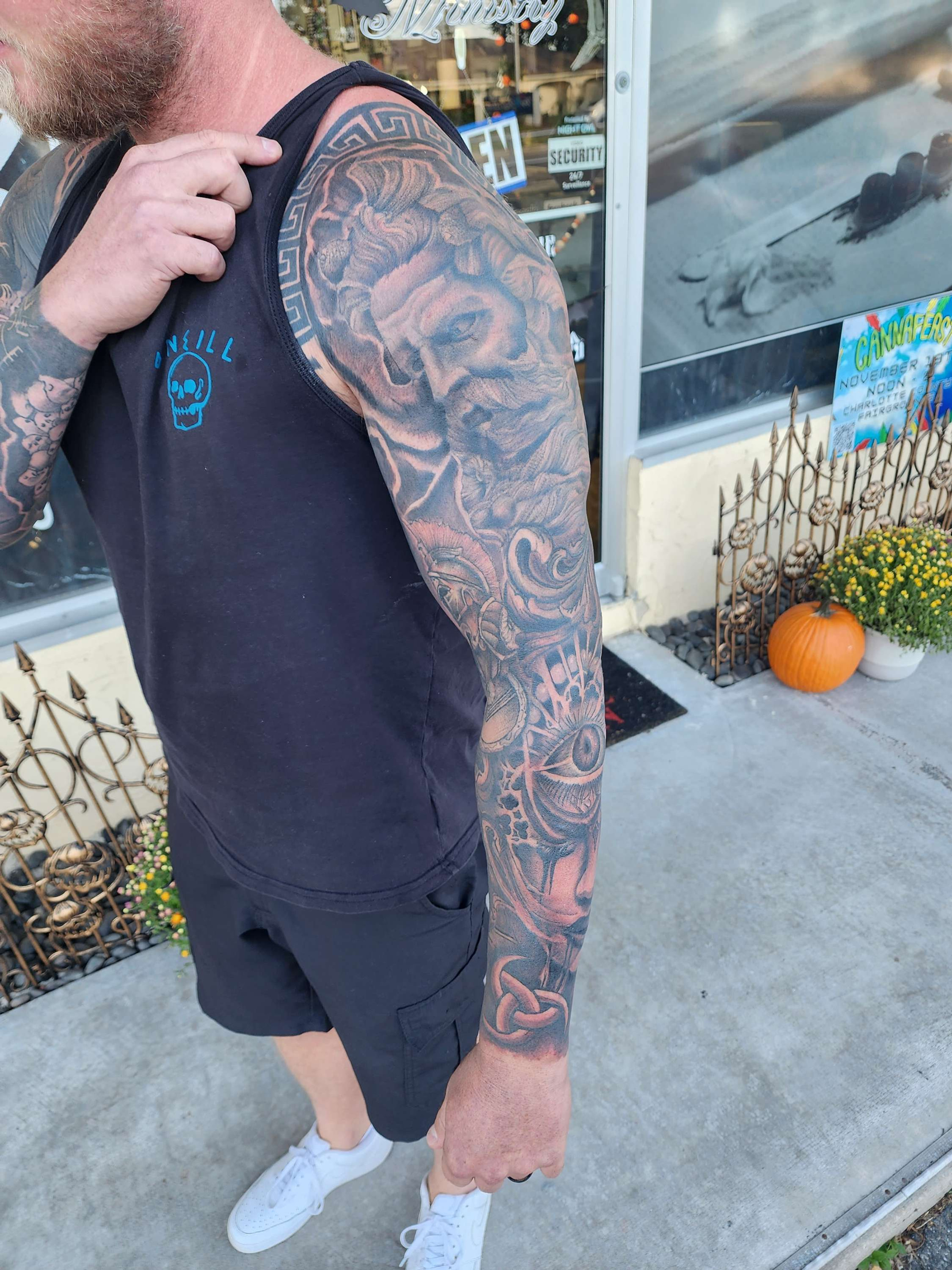 Black work sleeves