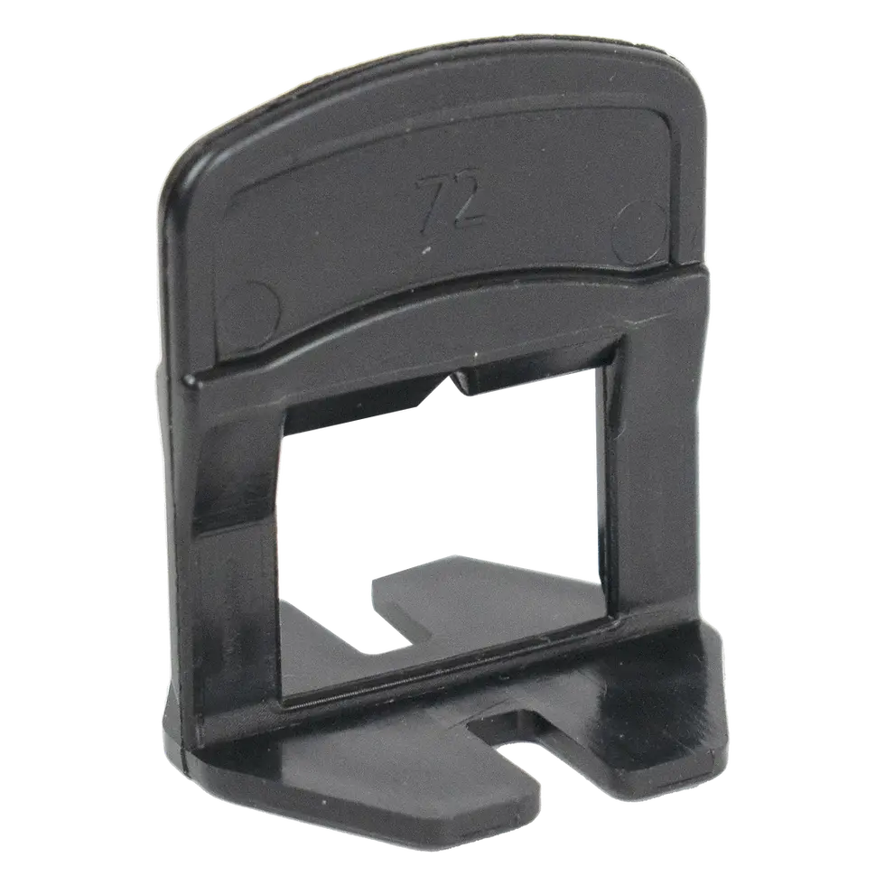 Thumbnail: StrataWedge D-Clip Spacers: 1.5 mm thick - 3 to 12 mm tiles