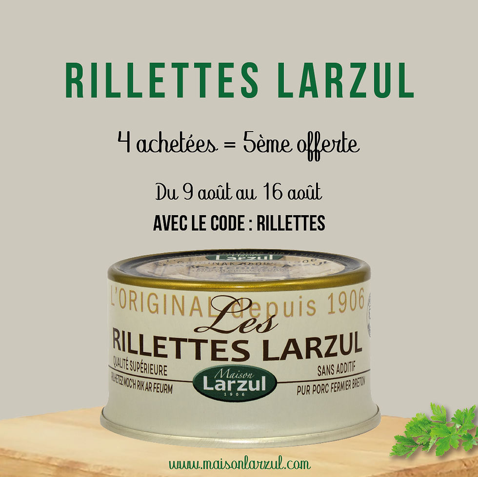 Offre rillettes Larzul