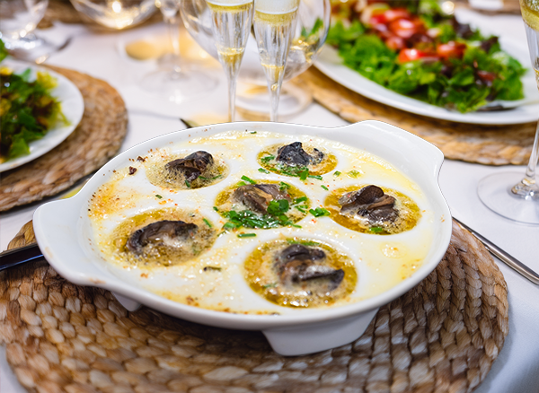 Escargots au champagne