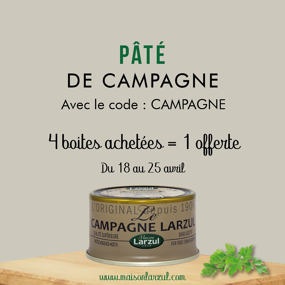 Offre pâté de campagne