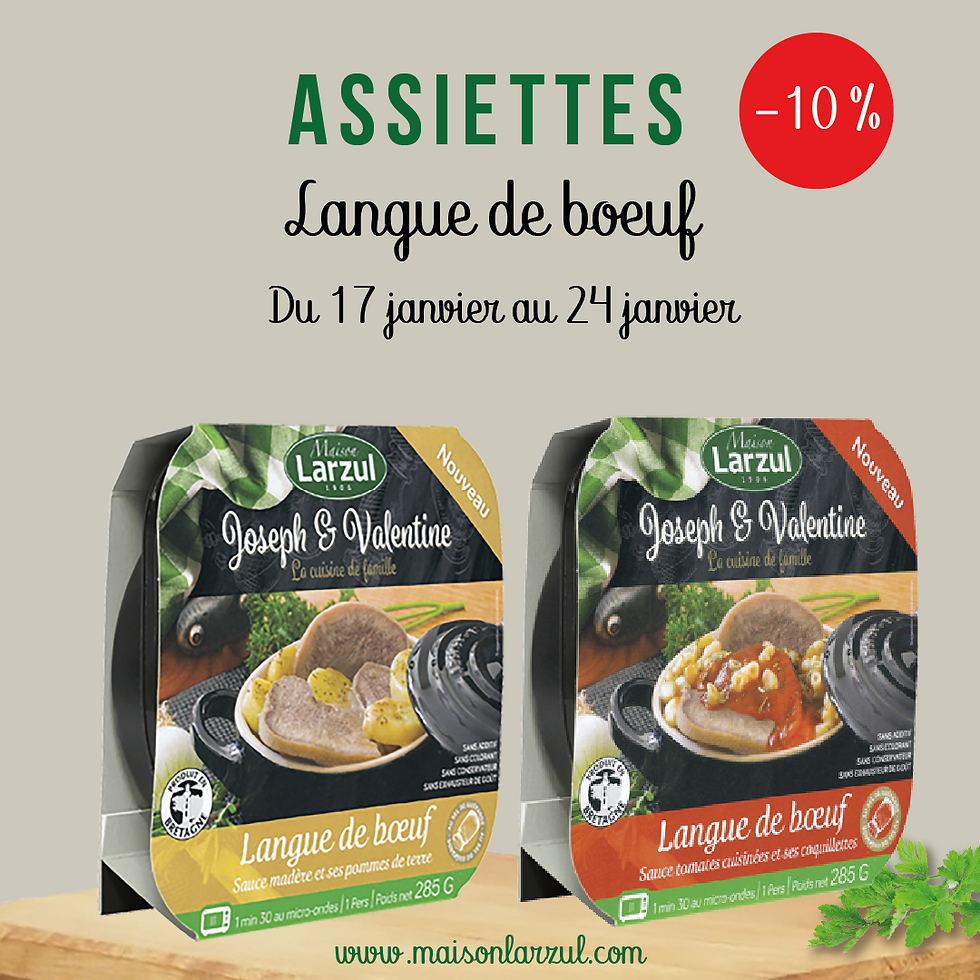 Offre sur les langues de bœuf Maison Larzul