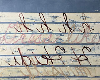 oil, resin, cold wax  on canvas