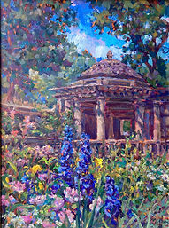 oil, resin on canvas