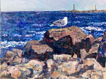 oil, resin  on canvas