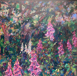 oil, resin on canvas