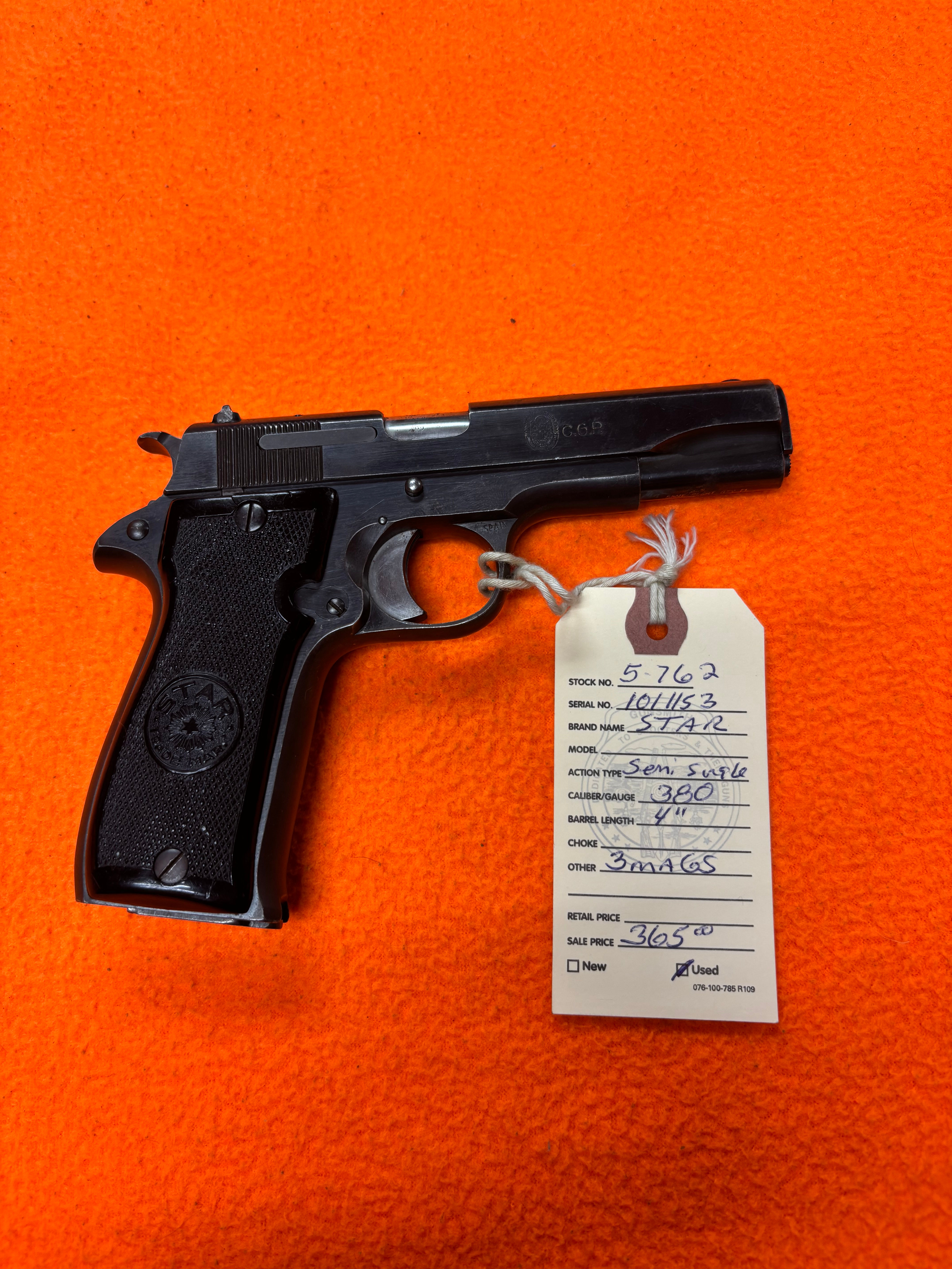 Star SA .380