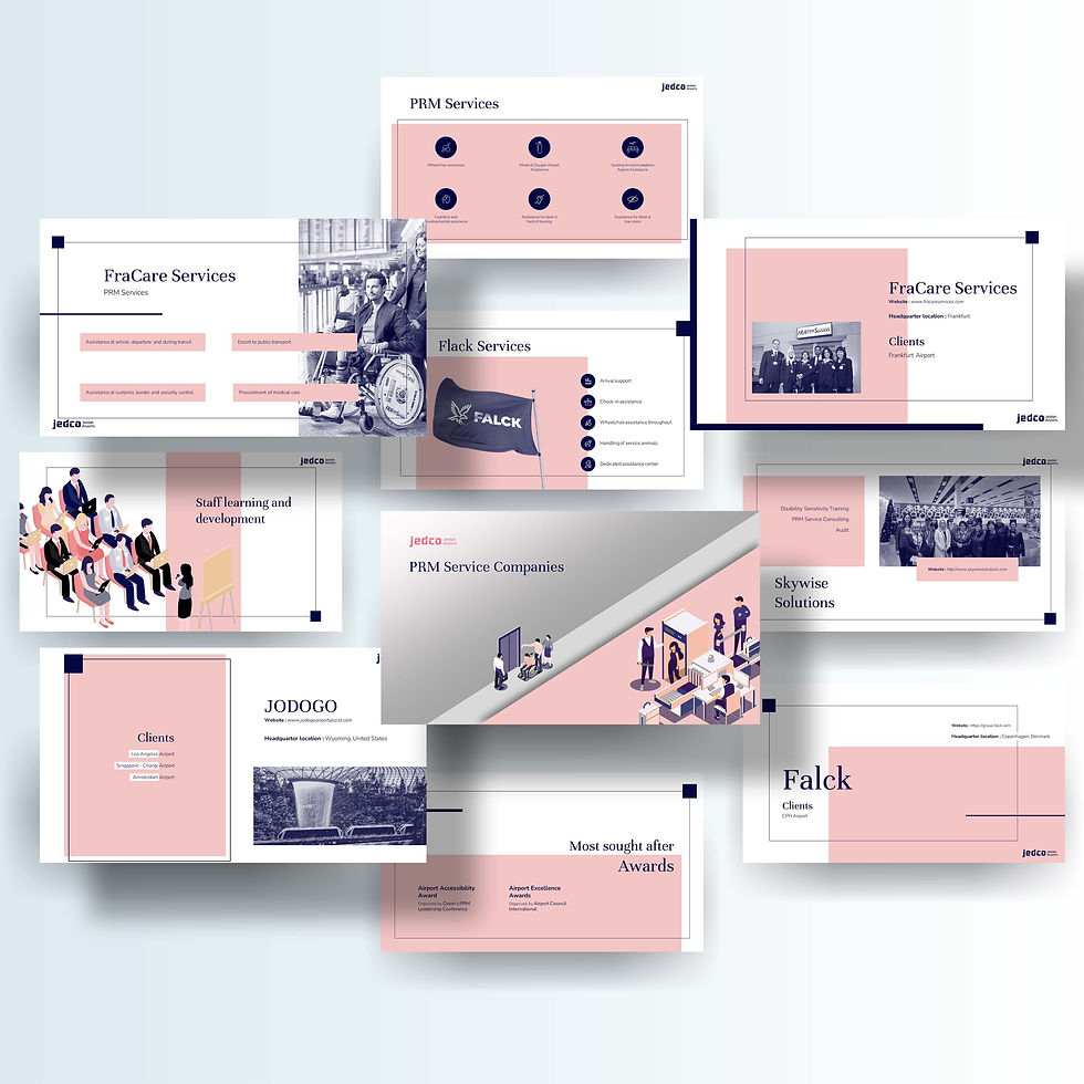 Jedco PRM Service Companies presentation mockup