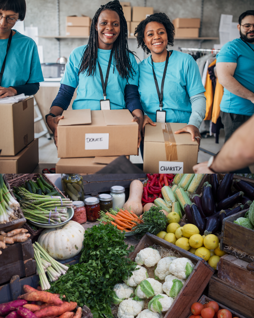Community food distribution serving District 10 households