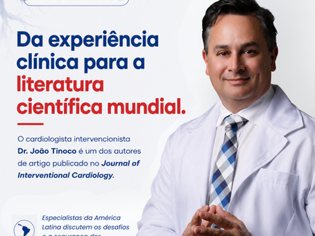 Dr. João Tinoco participa de artigo científico internacional sobre CTO