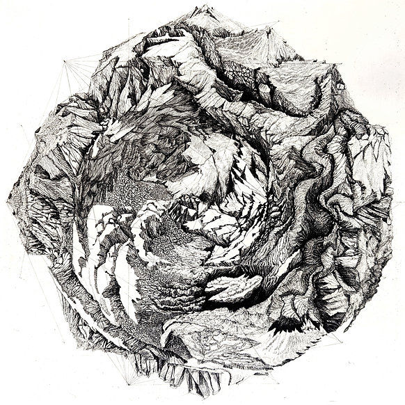 Terre N°4sur20 50x50cm